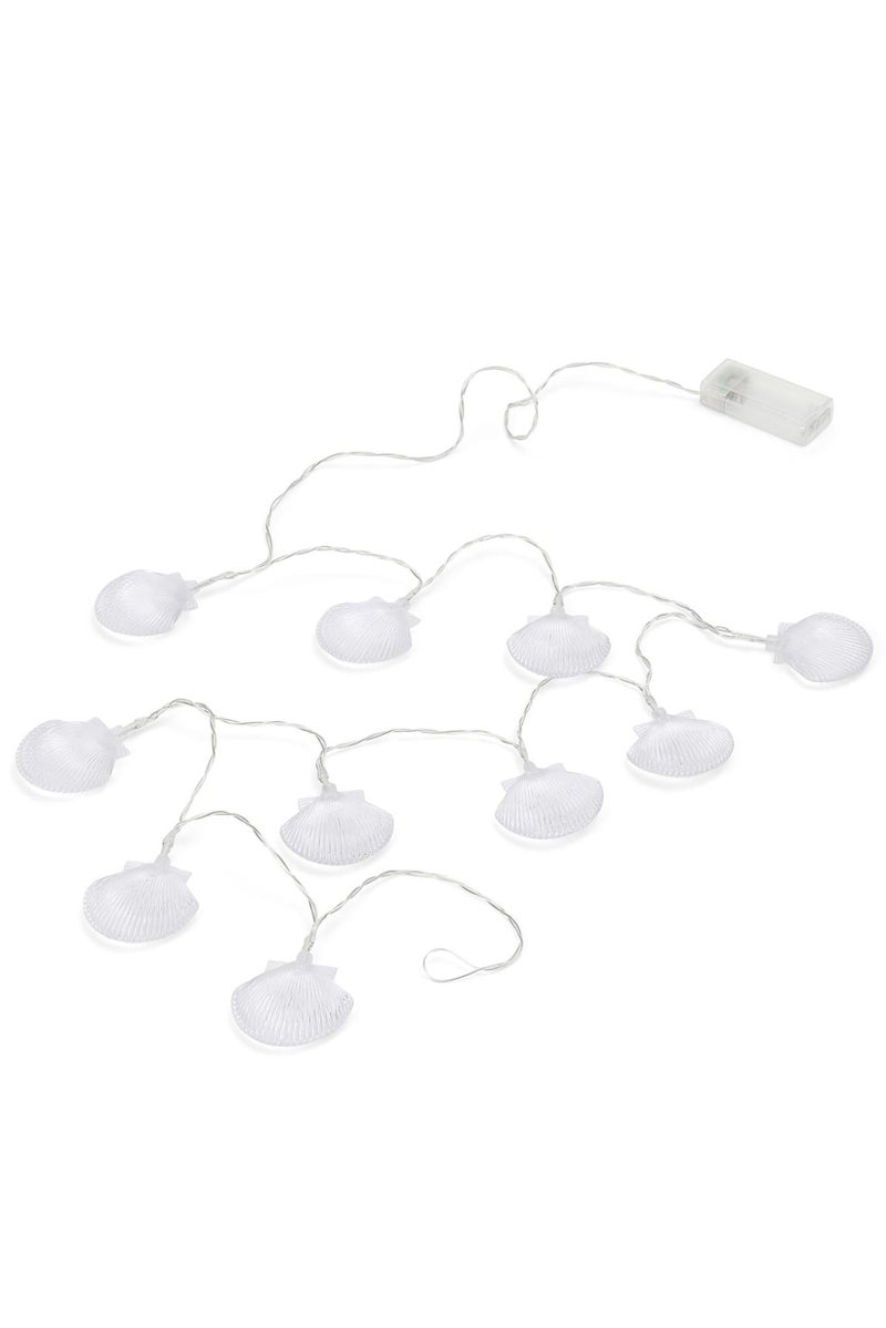 Tchibo LED Fairy Light Chain With Shells, White - Image 2
